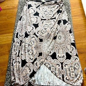 Maeve by Anthropologie faux wrap skirt